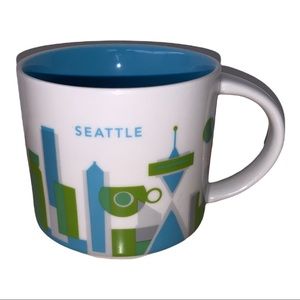 Starbucks Seattle Washington Coffee Tea Mug You Are Here Collection 14oz